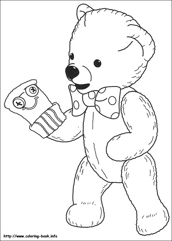 Andy Pandy coloring picture